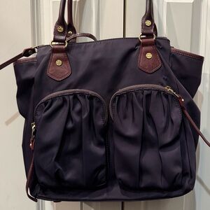 MZ Wallace Plum Satchel